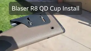 How to Install a QD Cup Into a Blaser R8 Stock