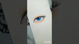 how to draw eye pencil colours 🎨✨ #drawing #eyedrawing #pencilcolors #ytshorts