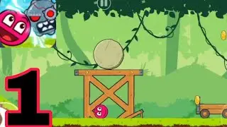 Roller Ball 3 - Red Bounce Ball Love Adventure - Gameplay Walkthrough part 1 (Android,iOS)