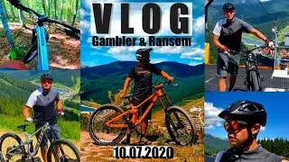 Vlog first riding Scott Gambler & Ransom 2020 Bukovel 10.07.2020