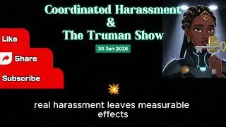 Harassment Turns Life into a Stage —Pressure & Repeated Stress Create Illusion of a Hidden Audience