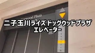 【屋内側・屋外側】二子玉川ライズ ドッグウッドプラザ エレベーター【三菱製】