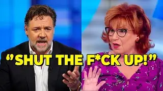 Russel Crowe Kicked Off The View After Heated Clash With Joy Behar