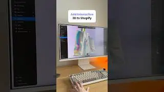 🛍️How to Add Interactive 3D to Shopify✨#3ddesign #shopify #ecommerce #ui #ux #webdesign #nocode
