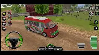 Van Driving Simulator Gameplay - Bus Simulator Game - minibus Simulator Vietnam #3d 