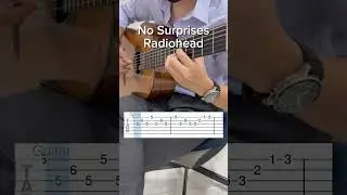 Intro - No Surprises by Radiohead #guitartutorial #guitarcover #beginner #guitartabs
