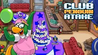 Club Penguin Atake - 19th Anniversary Party + Grey Ghost Puffle | AS3