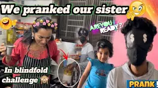 கண்ண மூடிட்டு👀 வேலை sayanum for a day 😂👀 | finally we pranked our sister ☕️ 👀 #saanvikashree