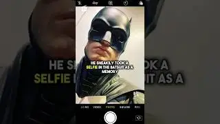 Robert Pattinson took a selfie while auditioning for The Batman 🦇