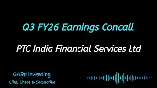 PTC India Financial Services Q3 FY26 Earnings Concall | PTC India Financial Services Conference Call
