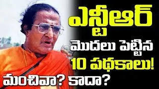 10 Schemes Implemented By Sr.NTR || NTR Jayanthi Special Video || SumanTV