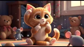 Learn Body Parts with a Cute Cat | Fun Educational Video for Kids