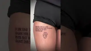 Lettering tattoo #fonttattoos #hearttattoo  #lineworktattoo #firstattoo