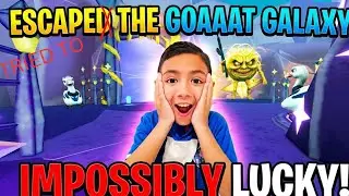 I TRIED ESCAPED THE GOAAAT GALAXY! 🐐 I Got IMPOSSIBLY LUCKY This Christmas! (Brainrot Evolution)
