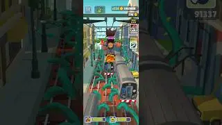 no floor challenge Subway surfers Plant invasion:- Holly #subwaysurfers #plantinvasion #shorts