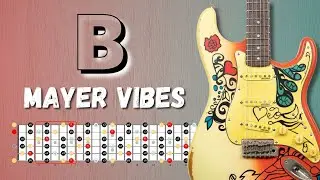 Pop Rock JOHN MAYER Vibes Guitar Backing Track in B