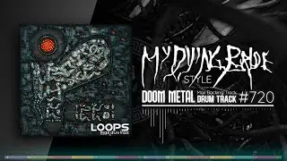 Doom Metal Drum Track / My Dying Bride Style / 100 bpm
