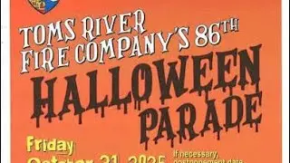 LIVE The 86th annual Toms River Halloween Parade  Friday, October 31, 2025.