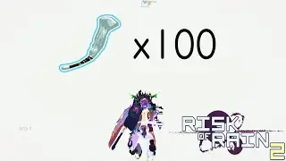 100 shaped glass VS. Mr Newt in Risk of Rain 2