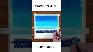 Easy Nature Drawing / Nature Drawing with Oil Pastel for Beginners | Naveen Art