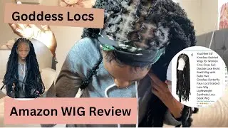 36&rdquo; Goddess butterfly faux locs braided Lace wig From Amazon