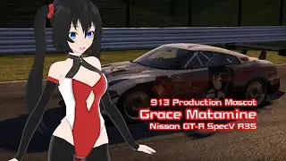 【Shift 2 Unleashed】Nissan GT-R SpecV R35『913 Production Mascot: 復峯グレース』