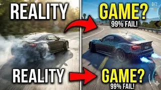 Real Life or Game? 99% log fail honge! 🤯🏎️