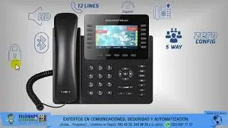 Interfaz de usuario y características Teléfono IP GrandStream GXP-2170