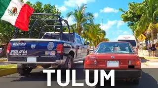 Driving Tour in Tulum 2022 Mexico 4K Drive in Tulum Quintana Roo