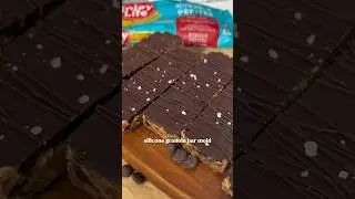 5-ingredient homemade chocolate granola bars 🍫 no sugar!!