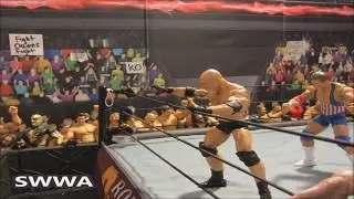 WWE Stop Motion Kurt Angle Eliminates Goldberg Royal Rumble 2004
