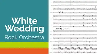 White Wedding for Rock Orchestra Score Video