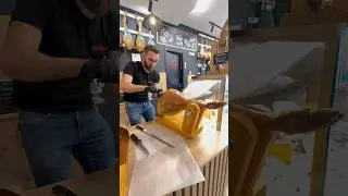 Нарезка Хамона Саррано Гран Резерва /Corte de #Jamon #jamonyerevan #хамон #խամոն #хамонереван
