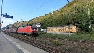Trainspotting am Mittelrhein, Bahnhof Kaub am 17. September 2024, Teil 1 von 2