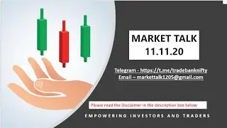 NIFTY | BANK NIFTY VIEW | 11.11.20 | KEY DATA POINTS | FII LONG SHORT RATIO 75% INDICATING TOP