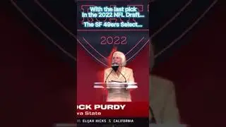 Brock Purdy - Mr. Irrelevant Edit #nfl #nfldraft #nfldraft2022 #football #fyp #fy #viral