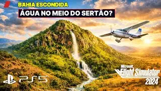 SOBREVOEI PALMAS DE MONTE ALTO (BA) | NASCENTE NO MEIO DO SERTÃO 🇧🇷✈️ PS5 4K