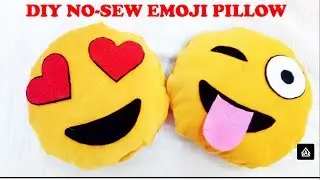 DIY Emoji Pillows | No Sew