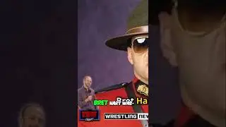 The Mountie?! #wrestlinghistory #brethart #themountie #wrestlingstories #90swrestling #wrestling