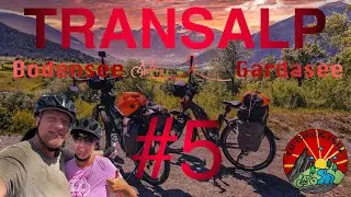 Alpenüberquerung Tag 5 vom Bodensee - Gardasee - Melano nach Garlate ⛺️ | E-Bike Radreise