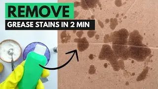 Remove Old Dried Grease Or Oil Stain From Clothes Quickly After Washing With Baking Soda