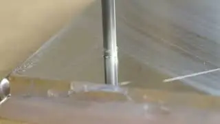 Bohren von Aluminium auf der MINImill KIT2