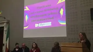 Leinster House Presentation for Dyslexia Awareness Week 9 Oct 2019 &ndash; Rosie Bissett - 2