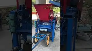 Concrete Block Making Machine Make Square Hole Brick Intelligent Operation Cement Block Machines