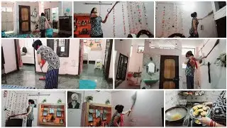 🌸हरियाली तीज पर कडी मेहनत🌺के बाद अपने प्यारे🌸से घर को पुरा साफ करके💥चमका दिया|🌄deep cleaning vlog|