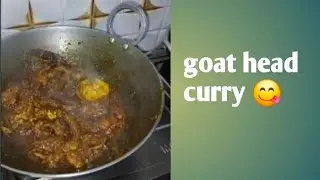 Goat head curry in mu style 👌 