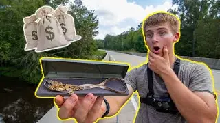 I Went Magnet Fishing And Found EXPENSIVE Jewelry (Appraised By Jeweler)