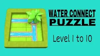 Water Connect Puzzle 📱 Level 1 2 3 4 5 6 7 8 9 10 | Walkthrough Solution