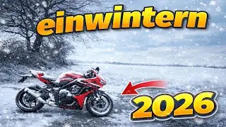 Die CBR650R einwintern