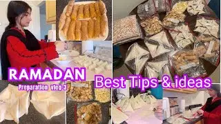 Useful ideas & tips for Ramadan Preparations | Pre Ramadan Preparation 2024 | Ramazan meal prep